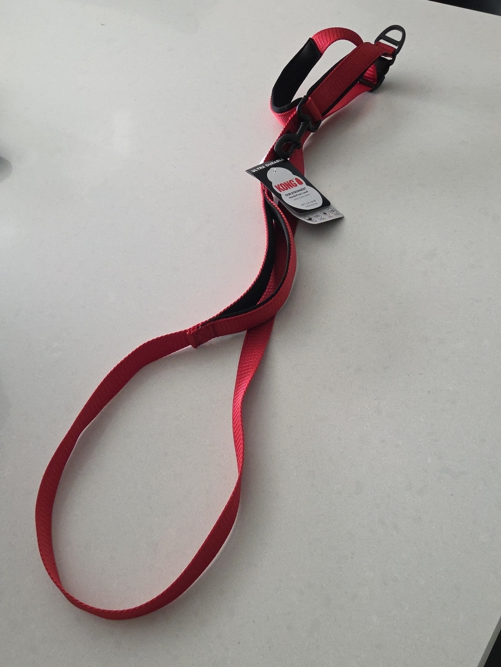 Kong Red Dog Leash with Padded Handle